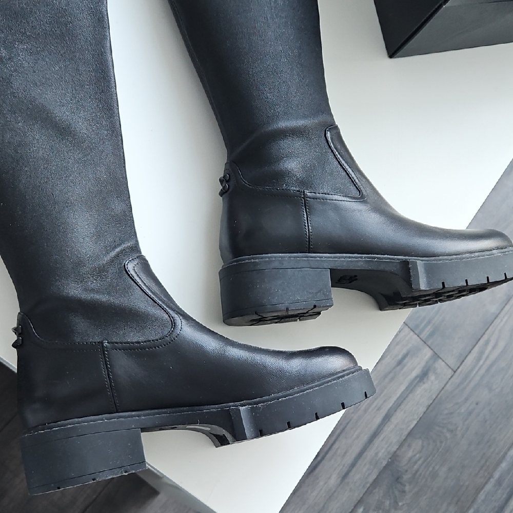 NWT Coach Lisa Boot - Black Over-the-Knee Boot - Picture 9 of 15